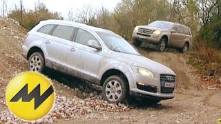 Audi Q7 30 TDI vs Mercedes GL 320 CDI Dicke PremiumSUVs im Vergleich [upl. by Angelis748]