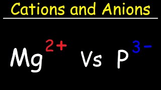 Cations and Anions Explained [upl. by Gorlin887]