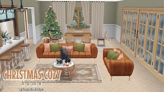 CHRISTMAS COZY HOME  The Sims Freeplay  House Tour  Floor Plans  Simspirational Designs [upl. by Hnoj409]