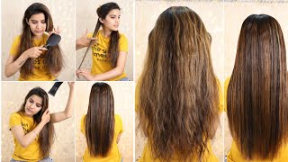 How To  Keratin Treatment At Home For Straight Smooth Shiny Hair  Super Style Tips [upl. by Atilrak291]