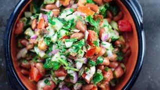 Mediterranean Kidney Bean Salad  The Mediterranean Dish [upl. by Windy704]