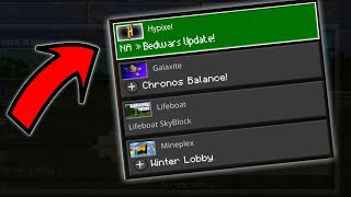 How To Play Hypixel On Bedrock Edition  Tutorial [upl. by Evangelin]