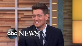 Michael Buble Live Interview on GMA [upl. by Felicie134]