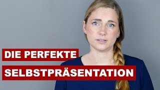 Vorstellungsgespräch Die perfekte Selbstpräsentation  Beispiel [upl. by Acirderf]