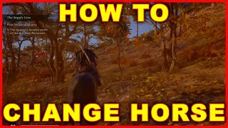 Assassins Creed Valhalla How to Change Mount Horse amp Wolf [upl. by Kaitlyn]