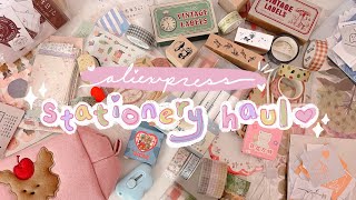 stationery haul 💌 huge aliexpress unboxing of stickers washi tape amp more journaling supplies [upl. by Maggs]