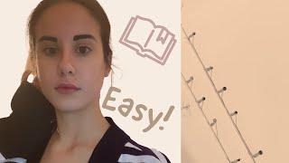 How To Bind A Looseleaf Textbook [upl. by Nikos]