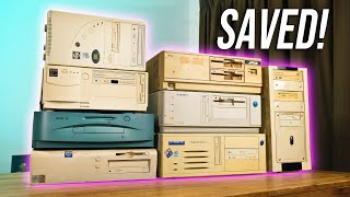 I Saved Old Computers From Being Scrapped [upl. by Enihpad]