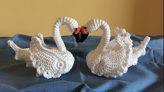 Cigno all Uncinetto tutorial [upl. by Adien825]