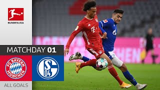 FC Bayern München  FC Schalke 04  80  All Goals  Matchday 1 – Bundesliga 202021 [upl. by Adorne]