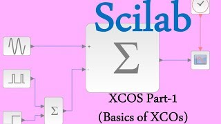 Scilab Tutorial 22 XCOS part 1 [upl. by Eizzil]