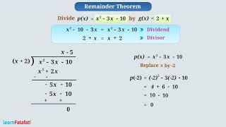 Polynomial Class 9 Maths  Remainder Theorem and Factor Theorem [upl. by Horwitz569]