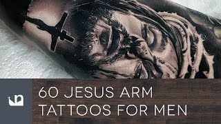 60 Jesus Arm Tattoos For Men [upl. by Rosenblum652]