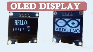 Displaying Fonts Characters and Bitmap Images on OLED using Arduino [upl. by Dnomayd155]