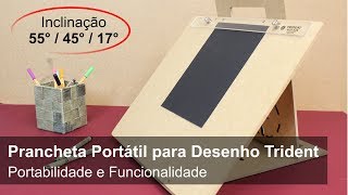 Prancheta para Desenho Portátil Trident [upl. by Nicolea]