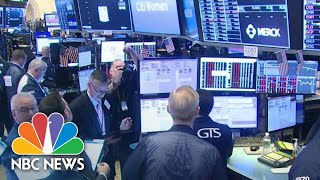 Stock Trading Halted After Markets Plunge At Market Open  NBC News [upl. by Wyck]