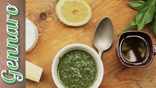 Traditional Basil Pesto  Gennaro Contaldo [upl. by Aiyot177]