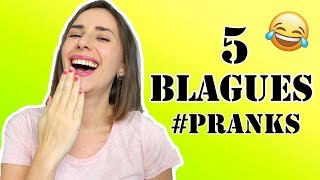 5 idées de blagues pour le 1er Avril  Piège tes potes Pranks 🤣 [upl. by Eugirne]