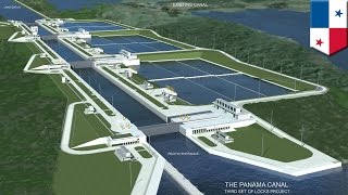 Panama canal expansion how it works [upl. by Onoitna760]