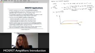 Introduction to MOSFET Amplifiers [upl. by Yro]