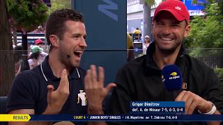 Grigor Dimitrov  US Open Now Interview [upl. by Trygve]