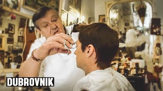 💈 Haircut at Cikis Old Town Dubrovnik Barber Shop  Muski Frizerski [upl. by Carver737]