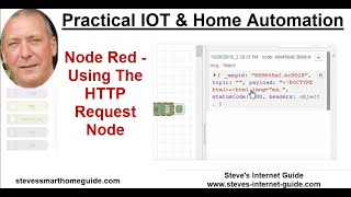 Node Red Using The HTTP Request Node [upl. by Cochard]