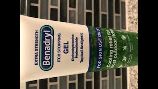 Amazing Relief Benadryl Itch Stopping Gel [upl. by Frum]