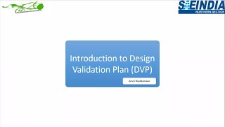 Design Validation Plan DVP [upl. by Saxen]