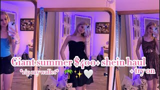 Giant summer shein haul [upl. by Suollecram]