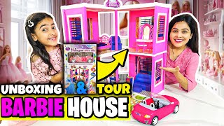 BARBIE Doll House Tour PART2😍 Doll House Playset for Kids😍 samayranarula unboxing tour [upl. by Notgnilra]