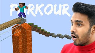 LONGEST PARKOUR IN MINECRAFT  UJJWAL GAMER [upl. by Aerdied622]