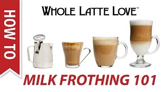 Milk Frothing for Beginners [upl. by Anaik]