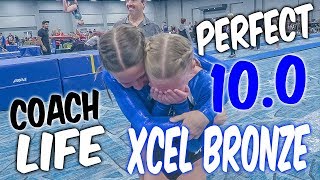 Coach Life Gymnastics Perfect 100 ON VAULT Rachel Marie [upl. by Jaan]