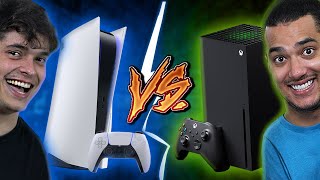 PLAYSTATION 5 vs XBOX SERIES X  Quem é o Melhor [upl. by Nesnej791]