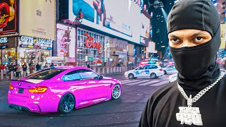 MOST WANTED DRIVERS TAKEOVER TIMES SQUARE [upl. by Hafital]