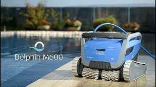 Dolphin M600 robotic pool cleaner top features [upl. by Nnylyam310]