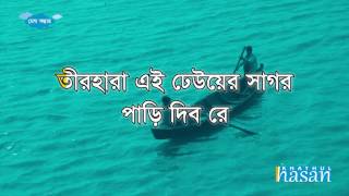 Teer Hara Ei Dheuer Shagor  তীরহারা এই ঢেউয়ের সাগর Lyric [upl. by Careaga955]