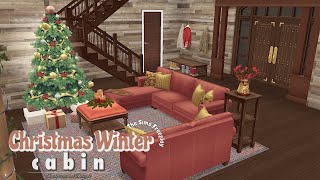 CHRISTMAS WINTER CABIN  The Sims Freeplay  House Tour  Floor Plans  Simspirational Designs [upl. by Tobiah]