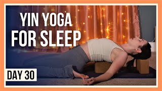 15 min Yin Yoga Stretches – Day 30 RELAXING YOGA BEFORE BEDTIME [upl. by Sirtimed]