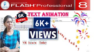 macromedia flash 8 text animation [upl. by Valentin819]