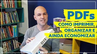 PDFs  Como imprimir organizar e economizar [upl. by Enialem]