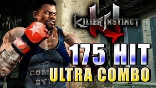 TJ COMBO 175 hit TRIPLE ULTRA COMBO 1440p HD  Killer Instinct Season 2 [upl. by Hsiekal737]