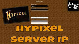 Minecraft Hypixel IP [upl. by Ppilihp]