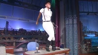 HD Janelle Monáe  quotDance Apocalypticquot 9913 David Letterman [upl. by Kcirrek76]