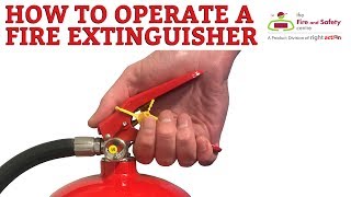 How a Fire Extinguisher works and how to operate a Fire Extinguisher [upl. by Alliuqet]