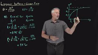 Langmuir Isotherm  Linear Form [upl. by Yentterb229]