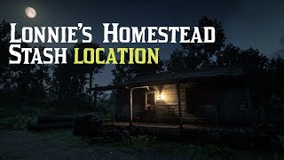 Red Dead Redemption 2  How to get Lonnie’s Shack secret stash [upl. by Benia661]