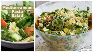 Mediterranean Pasta Salad [upl. by Haldi]