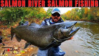 Salmon Fishing New Yorks World Famous Salmon River [upl. by Ecerahc243]